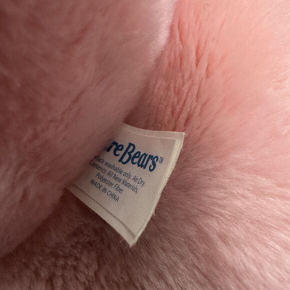 Care Bears Cheer Bear Plush Rainbow Jumbo 25 Inch 2002 Pink Cuddly Toy Pride - Picture 10 of 11